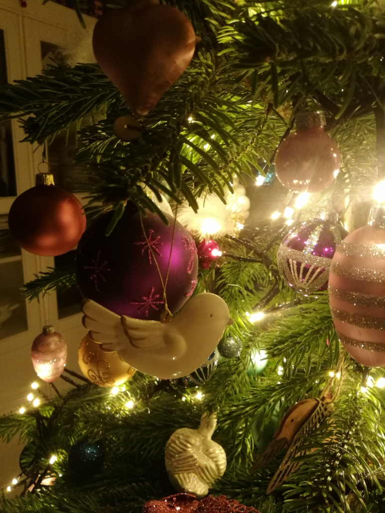 Juletræet tændes
